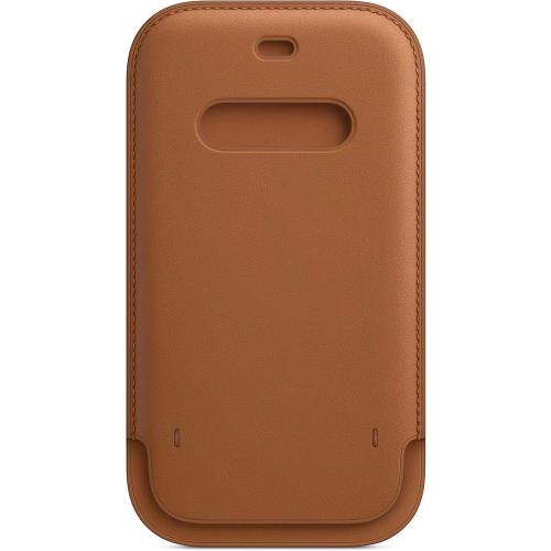 Apple iPhone 12 / 12 Pro Leather Sleeve with MagSafe - Saddle Brown