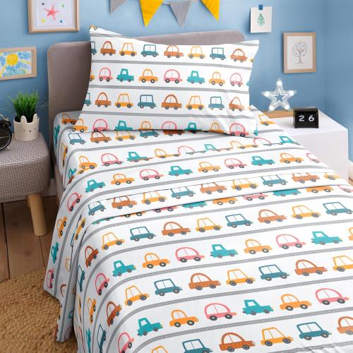 Kids Blue Stripes Twin 3 Piece Sheet Set - Boys Girls Teens Toddler - Easy Fit Deep Pockets - Breathable Hotel Quality Sheets - Machine Washable - Wrinkle Free - Cute Cozy and Soft - CGK Linens