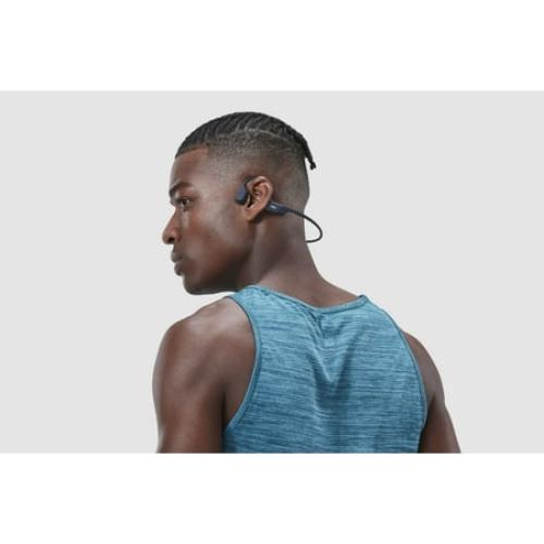 Shokz Open Run Wireless Bone Conduction Sport Headphones with Built-In Mic - Black