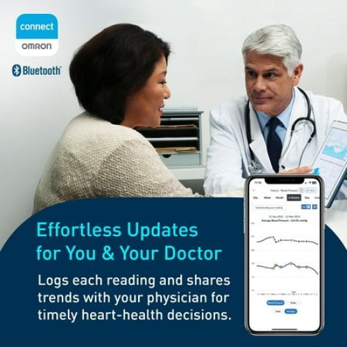 OMRON 3 Series Upper Arm Blood Pressure Monitor and Arm Cuff for Home Use