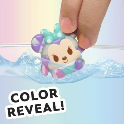 Disney Munchlings Candy Cart, 13-piece Color Change and Scented Figures Playset with Lights, Kids Toys for Ages 3 Up