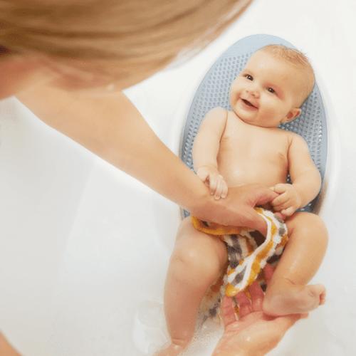 Angelcare Baby Bathtub Support Seat, Ideal for Babies Less than 6 Months Old, Unisex, Gray, 1 Count