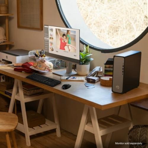 HP OmniDesk Slim Desktop PC Intel Core i3 8GB RAM 512GB SSD Windows 11 Home Meteor Silver