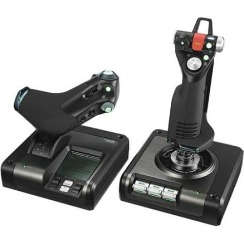 Logitech G Saitek X52 Pro Flight Control System for PC - Black