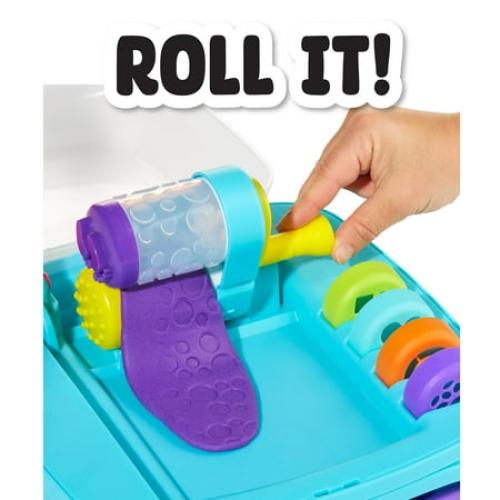 Wonder Factory Never Dry Dough Creation Station; Playset, Stamp, Roll Shape, Many Colors, Ages 2  - missing parts