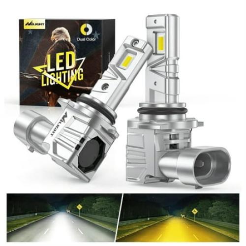 Nilight 9006/HB4 Switchback LED Headlight Bulbs CS1 Series