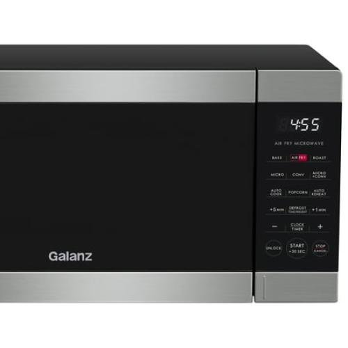 Galanz 0.9 Cu ft Air Fry Countertop Microwave, 900 Watts, Stainless Steel, New
