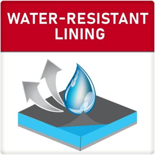 Genuine Dickies 2-Piece Black-Red Durasport Vegan Leather Universal Truck Seat Covers, 43634WDI