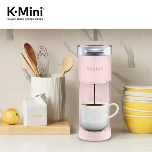 Keurig K-Mini Single Serve K-Cup Pod Coffee Maker, Dusty Rose