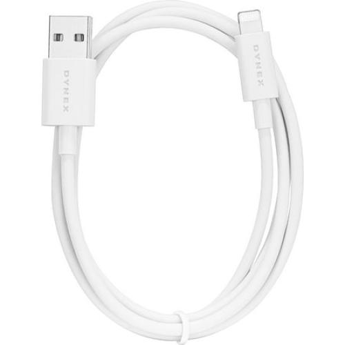 Dynex- 3'/6'/10' Lightning to USB Cables (3 Pack) - White