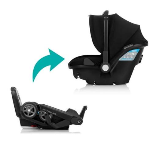 Shyft DualRide Infant Car Seat and Stroller Combo (Beaufort Black)