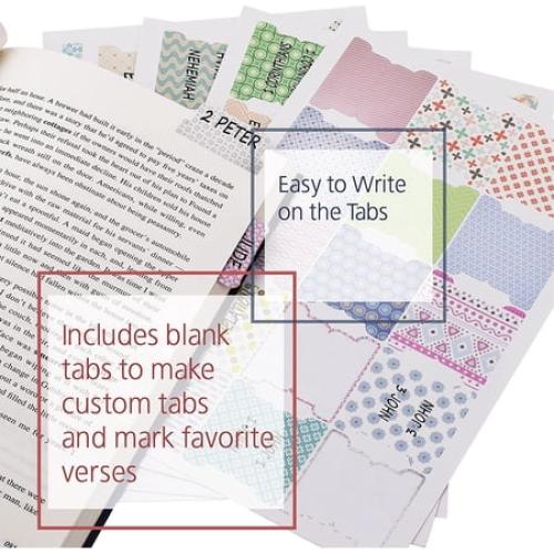 Mr. Pen- Bible Tabs, 75 Tabs, Laminated, Bible Journaling Supplies, Bible Tabs Old and New Testament, Bible Tabs for Women, Bible Tabs for Journaling Bible, Bible Book Tabs â€¦