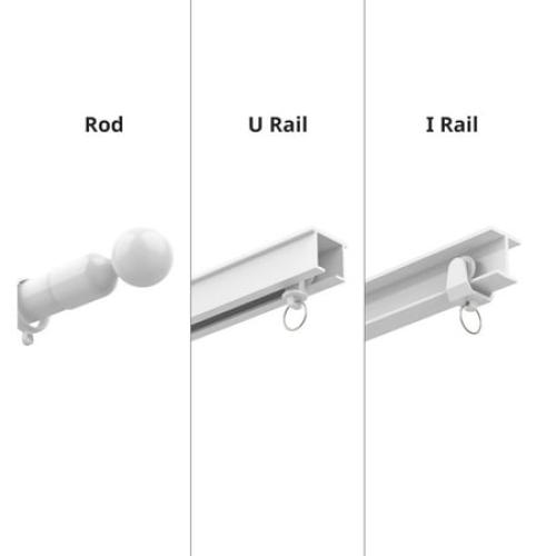 SwitchBot Curtain Rod 3, Smart Curtain Opener, Retrofit & Motorize Existing Curtains, Upgraded High-Performance Motor, White