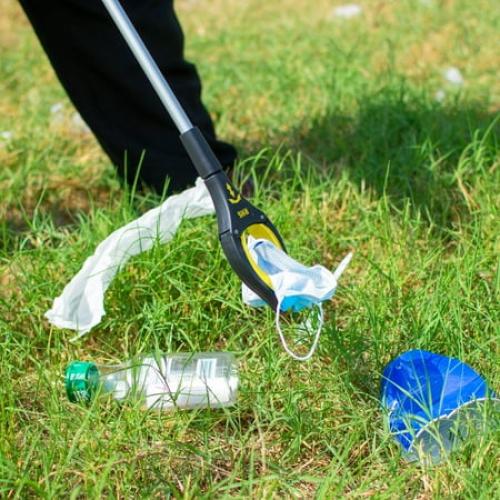 2-Pack 32 Inch and 19 Inch Grabber Reacher with Rotating Jaw - Mobility Aid Reaching Assist Tool