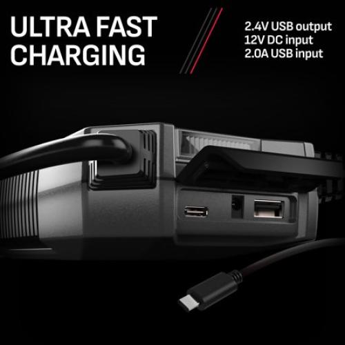 Schumacher SL1668 1200 Peak Amp 12V Rugged Lithium Jump Starter and USB Power Pack, New in Box