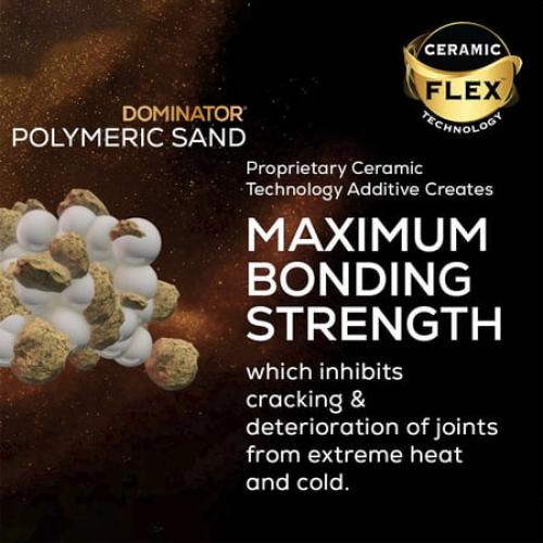 DOMINATOR 40 Lb. Titanium Gray Polymeric Sand, Premium, High-Performance Paver Joint Sand with Ceramic Flex
