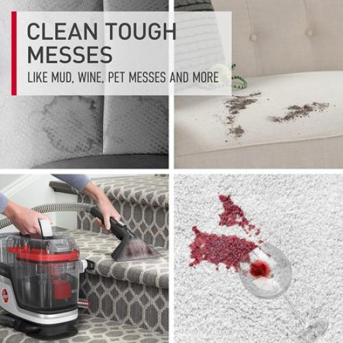 Pre-Owned Hoover CleanSlate Pet Carpet & Upholstery Spot Cleaner, FH14051 - White