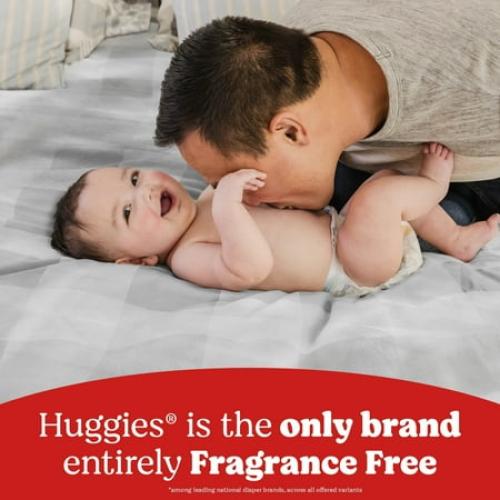 Huggies Little Snugglers Baby Diapers, Size Newborn (up to 10 lbs), 84 Count (Select for More)