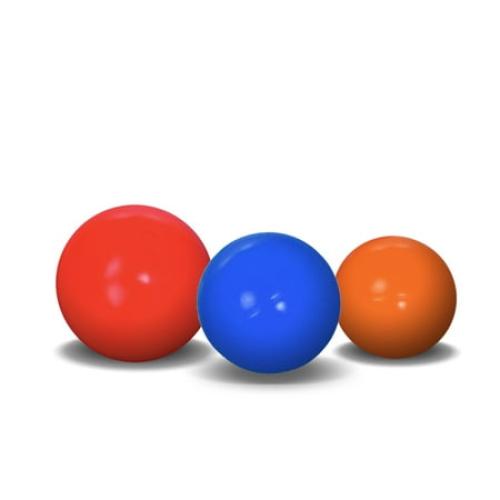 Virtually Indestructible Ball, 10, Red