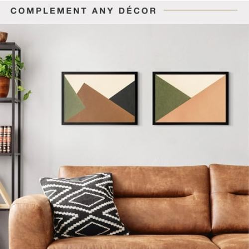 MCS Foundation 16x24 Poster Frame Traditional Brass, Vertical & Horizontal Wall Hanging Large Picture Frame for Photos, Posters & Art Prints (1-Pack)