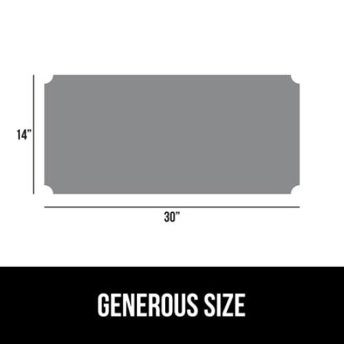 GORILLA GRIP Wire Shelf Liner, Set of 5 Waterproof Shelving Liners, 14x30 Black