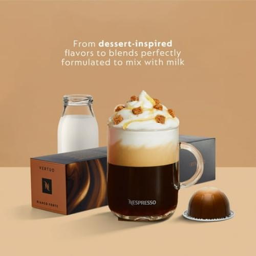 Nespresso Vertuo Pop White Single Serve Coffee and Espresso Maker by Breville