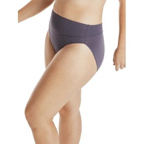 Size 9- 2XL Hanes Women's Signature Smoothing Microfiber Hi-Cut Underwear, 6-Pack