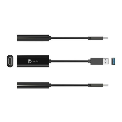 j5create, USB™ to HDMI™ Multi-Monitor Adapter, Windows® /macOS® Compatible, JUA258
