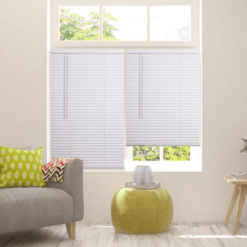 Lotus & Windoware Cordless 1 Vinyl Mini Blind 36 Wide x 78 Long, White (MLX3678WH)