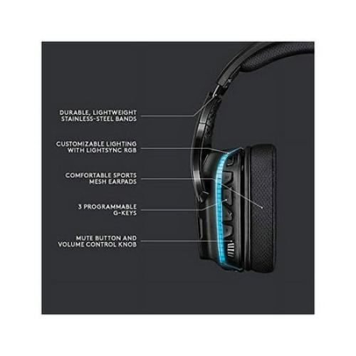 Logitech G635 DTS, X 7.1 Surround Sound LIGHTSYNC RGB PC Gaming Headset