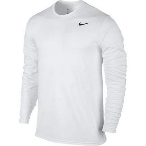 Size Large White Nike Mens Longsleeve Legend - White - Large