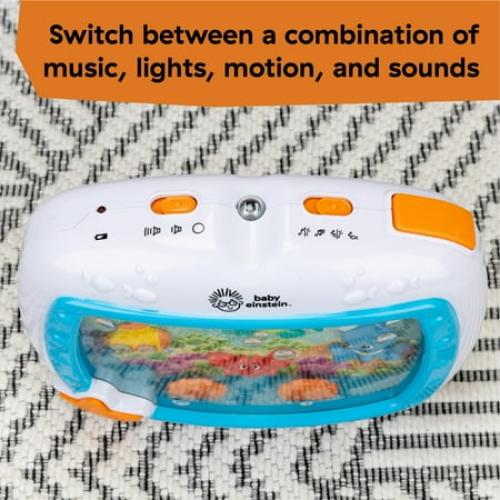 Baby Einstein Sea Dreams Soother Baby Sleep Sound Machine with Remote, Multicolor, Infants Ages 0 months