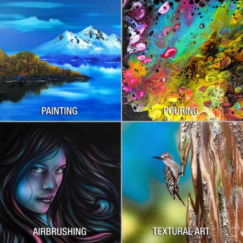 U.S. Art Supply 20 x 24 inch Stretched Canvas 12-Ounce Triple Primed, 3-Pack - Professional Artist Quality White Blank 3/4 Profile, 100% Cotton, Heavy-Weight Gesso - Acrylic Pouring, Oil Painting