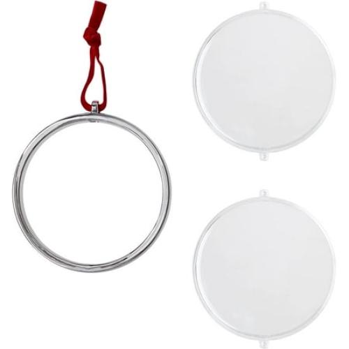 Fine Photo Gifts Spinning Photo Ornament - Pack of 4