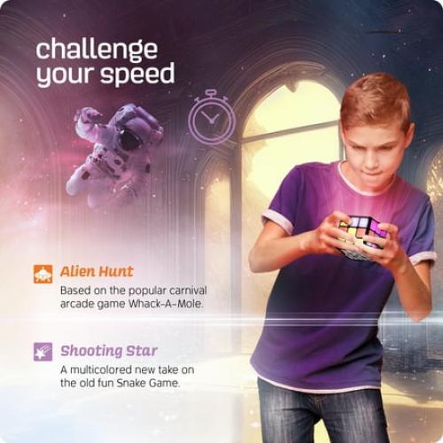 Rechargeable Game Activity Cube - 9 Fun Brain & Memory Games - Cool Toys for Boys and Girls - Christmas/Birthday Gifts for Ages 6-12  Year Old Kids Tweens & Teens - Best Boy & Girl Toy Gift Ideas