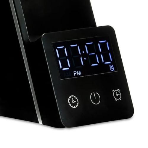 Mainstays 10.9' 5-in-1 LED Dimmable Wireless Charging Foldable Hinge Desk Lamp