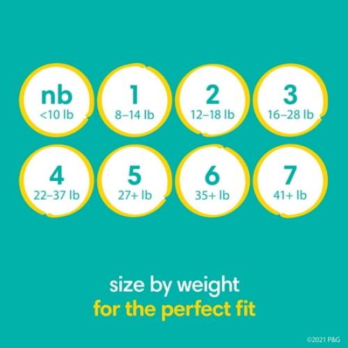 Pampers Swaddlers Soft and Absorbent Diapers, Size 5, 104 Count
