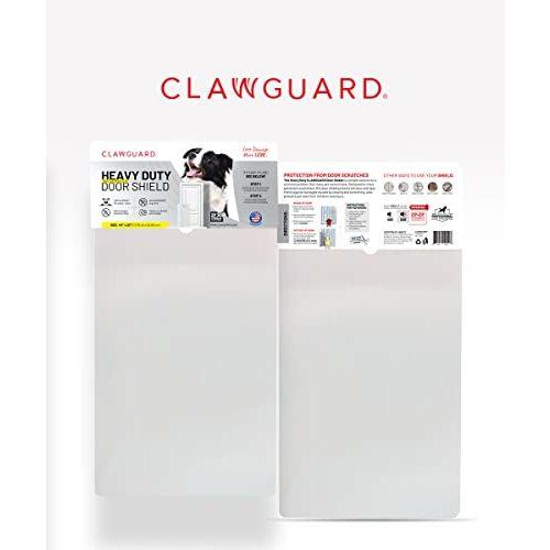 Heavy Duty CLAWGUARD - The Ultimate Door Scratch Shield Frame & Wall Scratch Protection Barrier for Dog and Cat Clawing Scratching and Damaging Doors Scratch Shield 20in x 44in