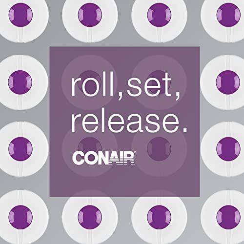 Conair Ceramic 2-inch Hot Rollers Two-Prong Clips Included Create Mega Volume and Smooth Waves