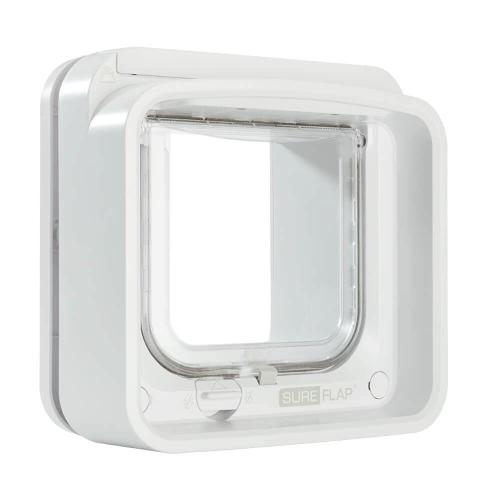SureFlap Brand White Microchip Pet Door Connect for Small Cats and Dogs Flap Opening 6 3/4 x 7 inches