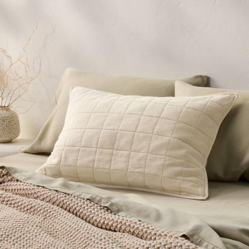 North shore living, Quilted sham 2pack . King: 20X26  2 flange.