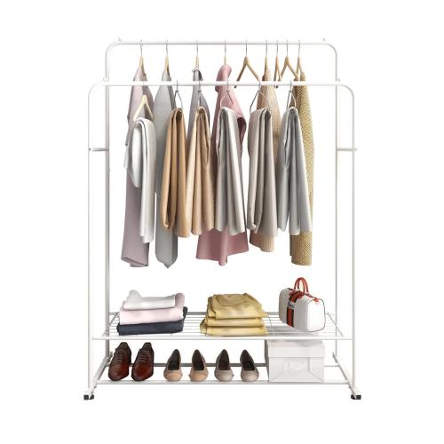 Color White Haydon 43.30'' Metal Clothing Rack