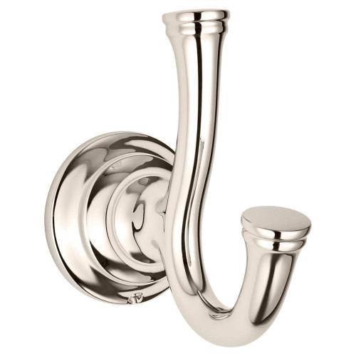 Delancey Single Robe Hook in Polished Nickel