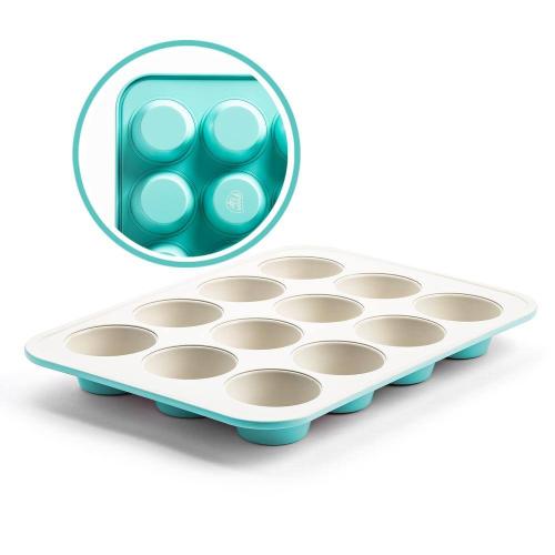 Size 12 Cup Healthy Ceramic Nonstick Muffin Pan