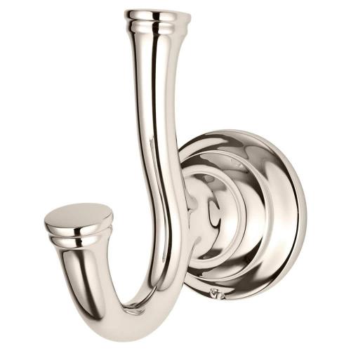 Delancey Single Robe Hook in Polished Nickel