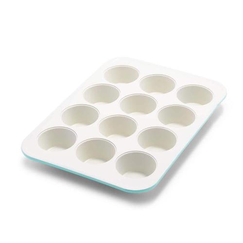 Size 12 Cup Healthy Ceramic Nonstick Muffin Pan