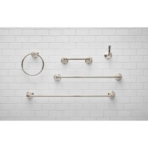 Delancey Single Robe Hook in Polished Nickel