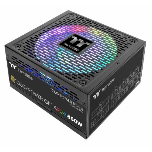Thermaltake Toughpower GF1 ARGB 850W 80+ Gold 16.8 Million Colors 18 Addressable LEDs 5V Motherboard Sync/Analog Controlled SLI Full Modular Power Supply PS-TPD-0850F3FAGU-1