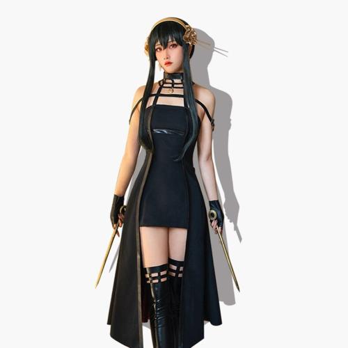 FAZA Anime SPY FAMILY Yor Forger Cosplay Costume Yor Briar Dress Uniform Halloween Party Outfit for Women (XS yor)