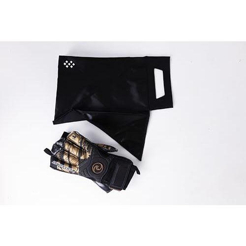 Salt Glove Bag Smell-Proof Durable Odor Containing Bag for Gloves - Medium - Water-Resistant and Easy to Clean Smell Proof Bag - Black